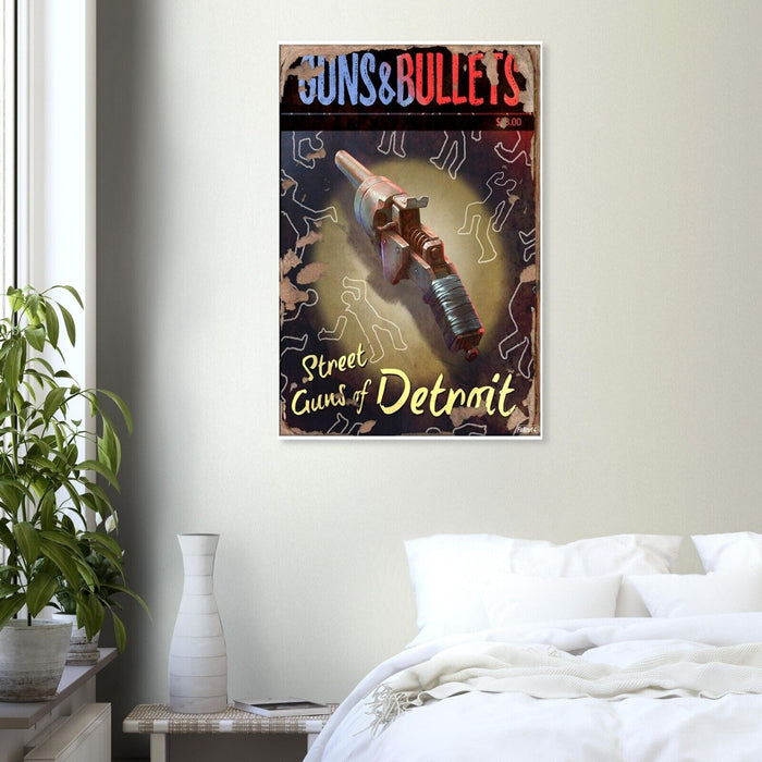 Guns & Bullets - Street Guns of Detroit - Fallout 4 Poster