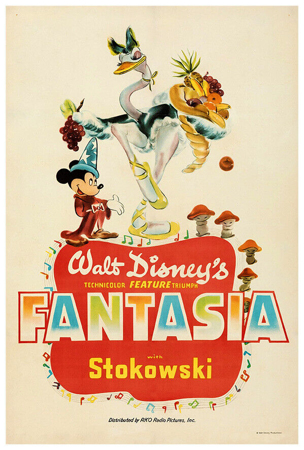 Fantasia - 1940 - Disney - Movie Poster - US Release #1