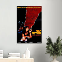 Pulp Fiction Movie Poster - Quentin Tarantino - Teaser US Version