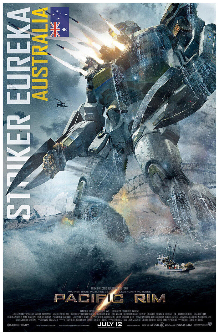 Pacific Rim Movie Poster - Striker Eureka - Jaeger Poster (11 x 17 Inches)