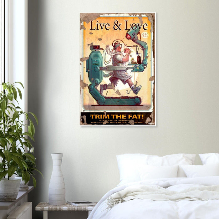 Live & Love - Trim the Fat - Fallout 4 Poster