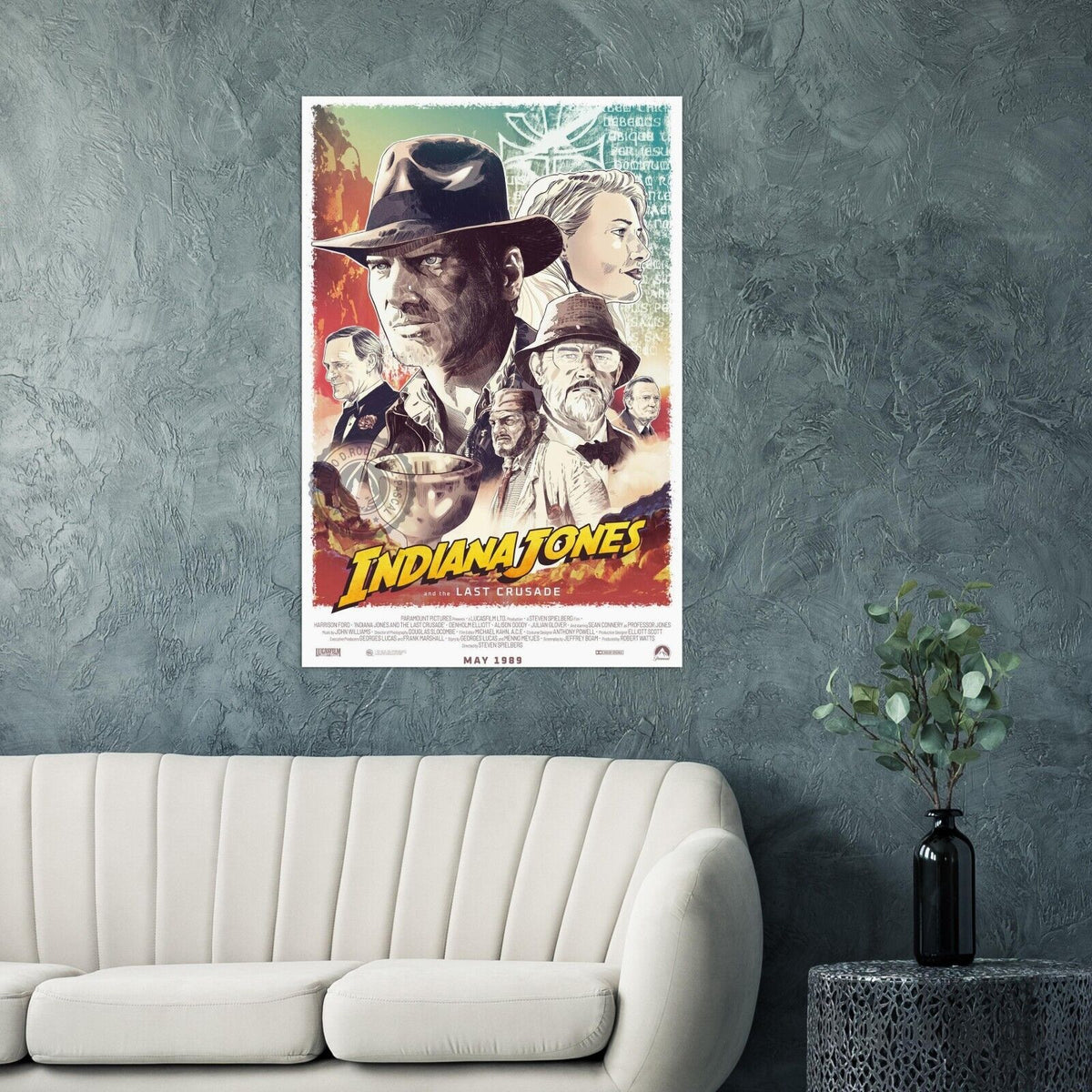 Indiana Jones and the Last Crusade - Movie Poster - Teaser #2