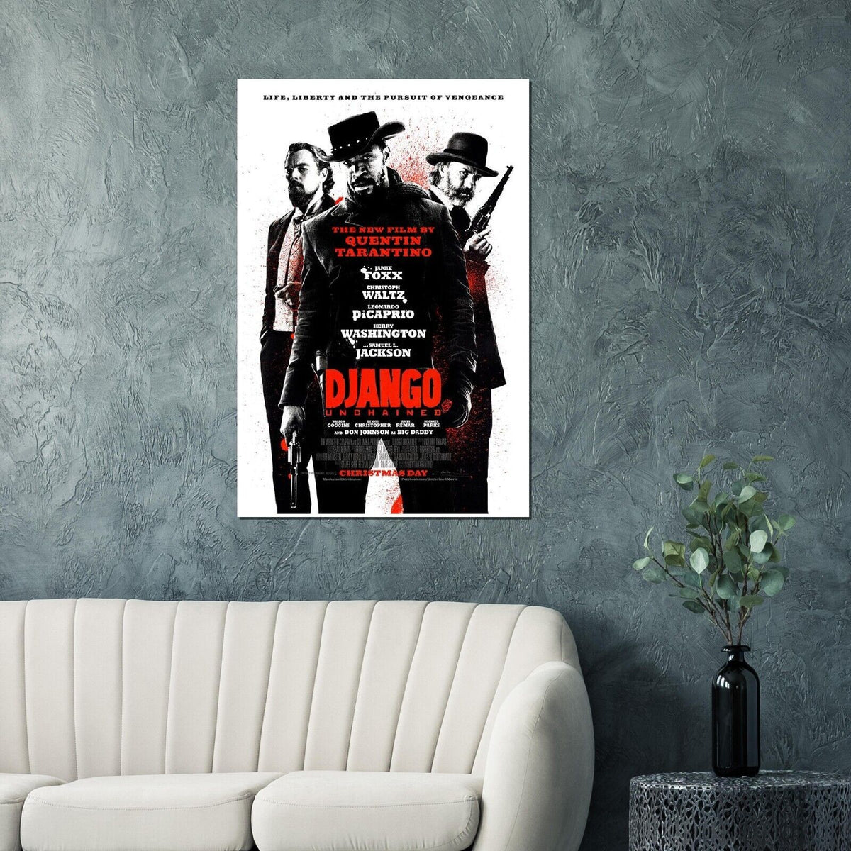 Django Unchained - Quentin Tarantino - Movie Poster - US Version