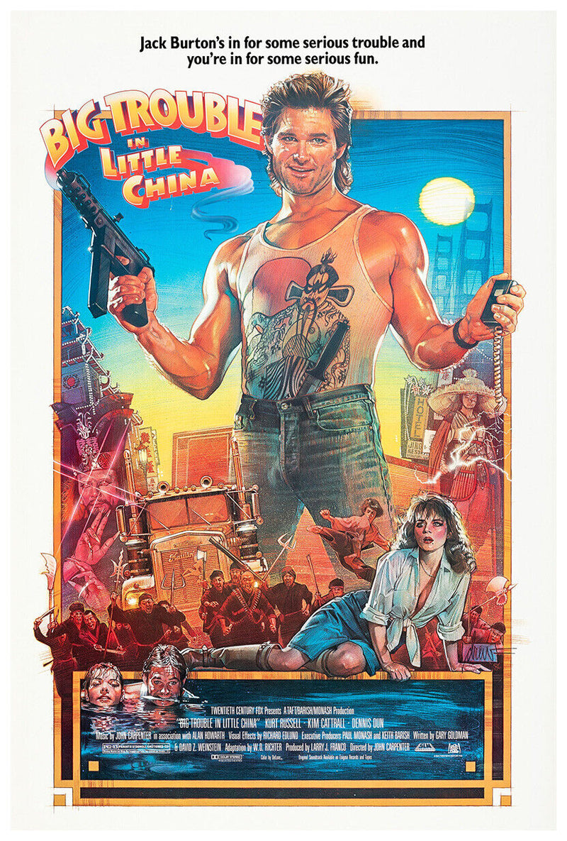 Big Trouble in Little China - Movie Poster - 1986 - US Version