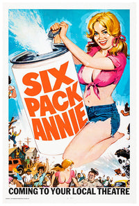 Six Pack Annie - Movie Poster - Comedy - Cult Classic