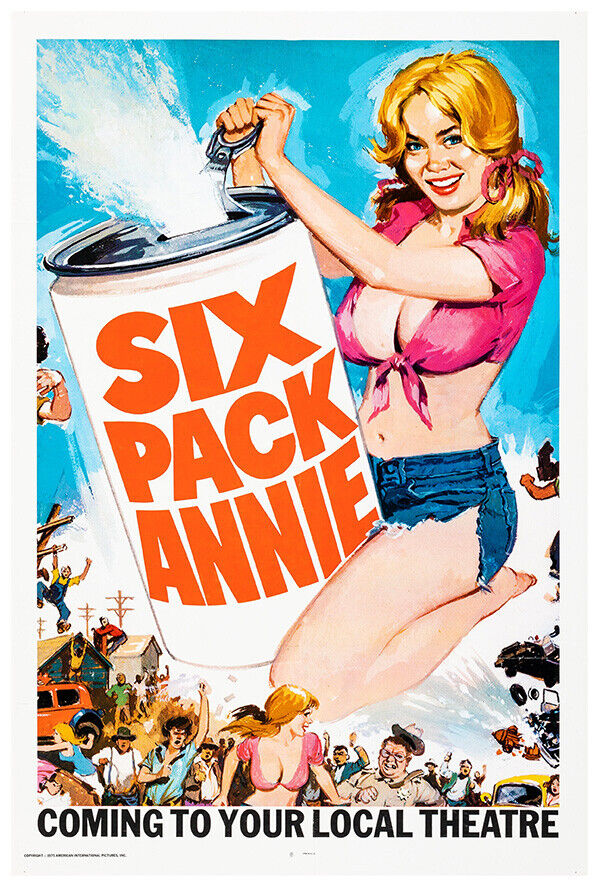 Six Pack Annie - Movie Poster - Comedy - Cult Classic