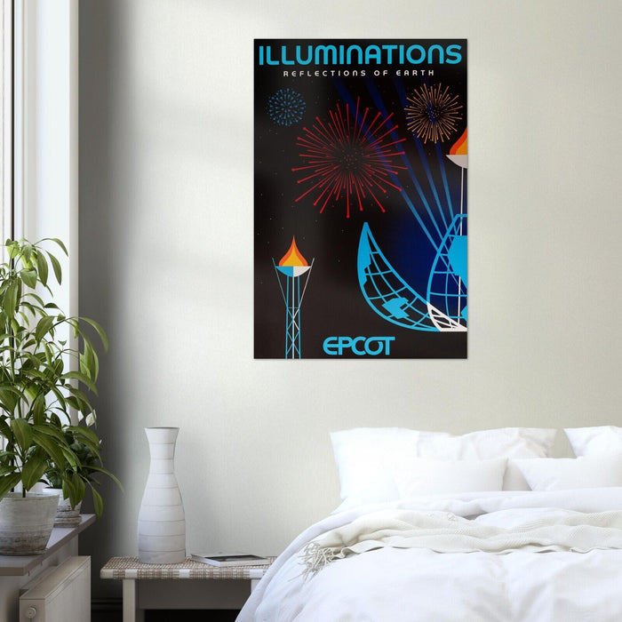 Disney Epcot Center Attraction Poster - Illuminations - Disney World D23