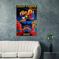Disney Epcot Center Attraction Poster - Gran Fiesta Tour - Disney World D23