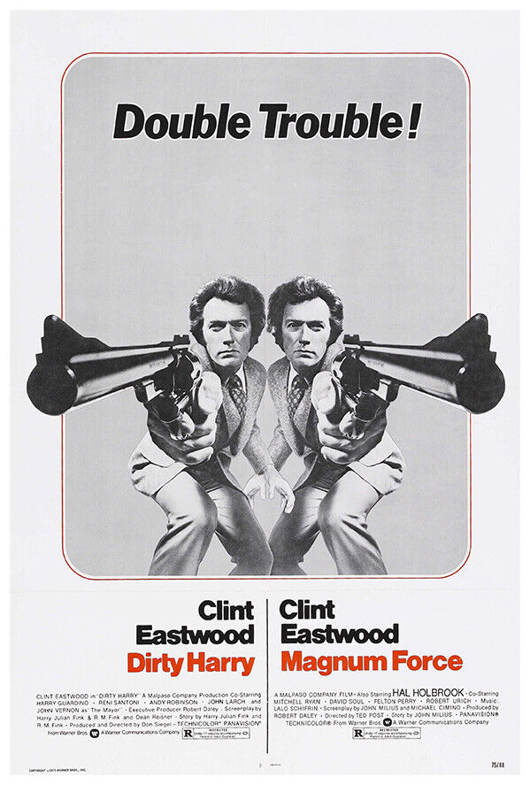 Dirty Harry - Magnum Force - Clint Eastwood - Movie Poster - US Version