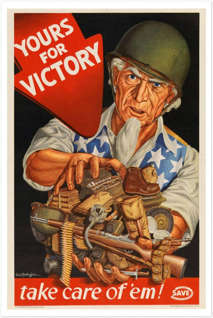 Yours For Victory - World War 2 Poster - WW2 Vintage War Posters