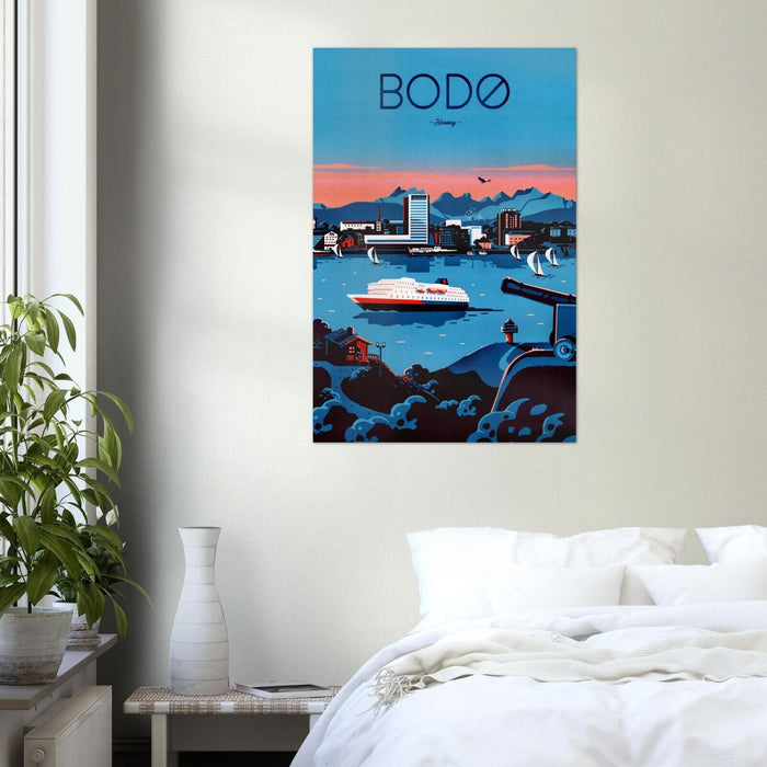 Bodo - Norway - Vintage Travel Poster