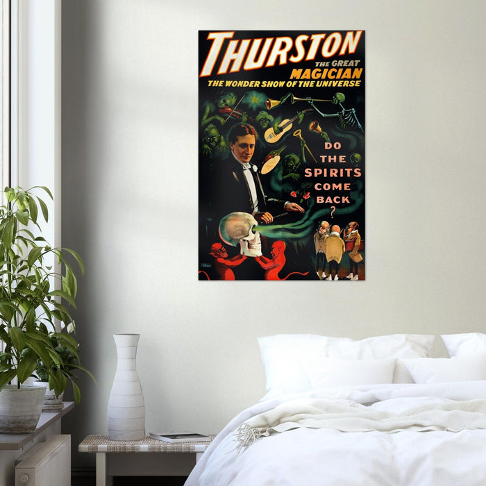 Vintage Magician Poster – Thurston #2 – Magic themed Wall Art Print