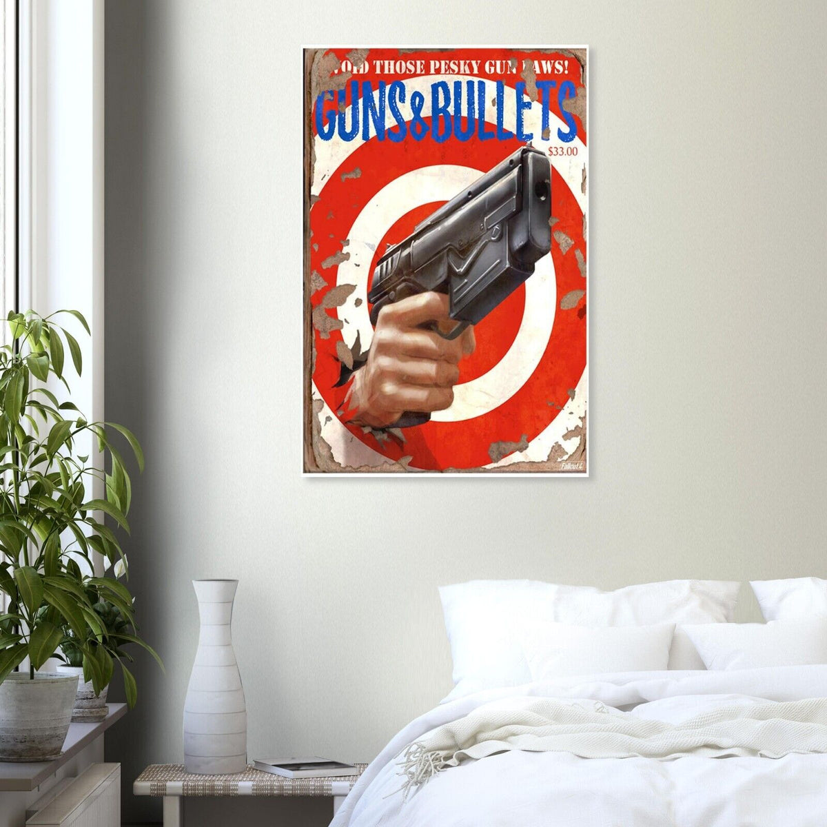 Guns & Bullets - Void Those Pesky Gun Laws - Fallout 4 Poster