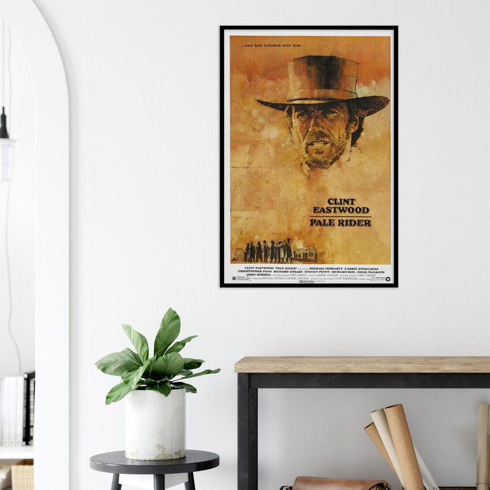 Pale Rider  - Clint Eastwood - Movie Poster - US Version #2
