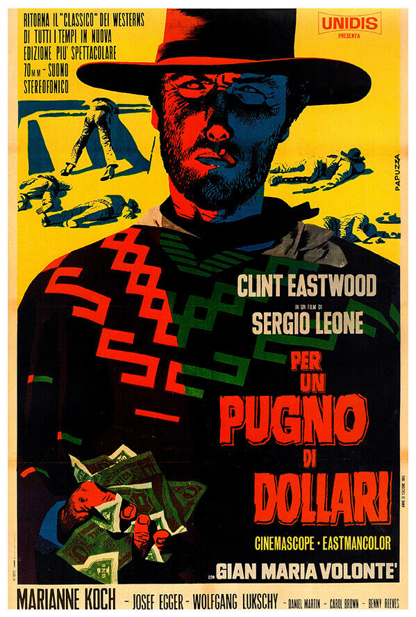 Fistful of Dollars - Italian Version #2 - Clint Eastwood - Movie Poster