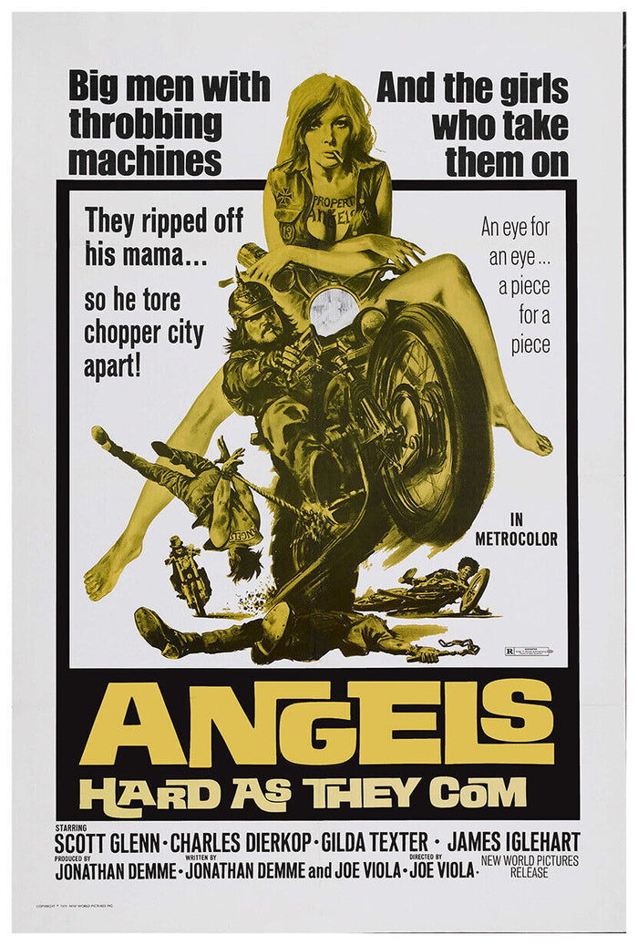 Angels Hard as They Come - Movie Poster - 1971 - US Version