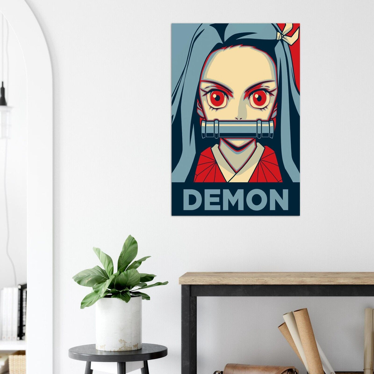 Demon Slayer Nezuko Kamado Anime Poster Wall Manga Print