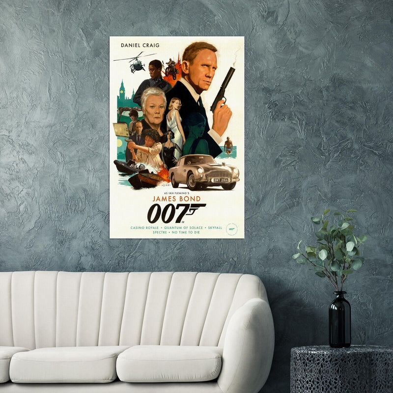 James Bond 007 Poster - Daniel Craig Era #2