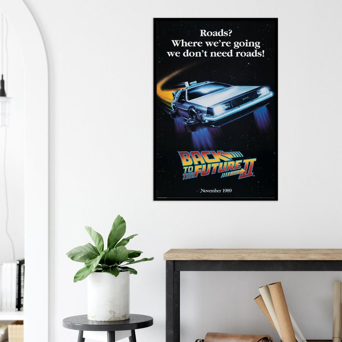 Back to the Future 2 Teaser Poster - US Version - Movie Print, Wall Art, Vintage