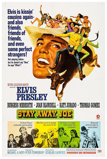 Stay Away, Joe - 1968 - Movie Poster - US Version