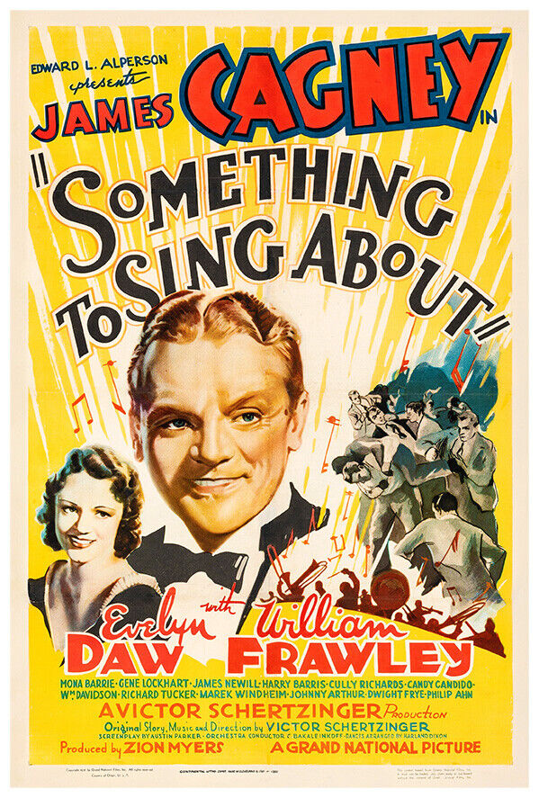 Something to Sing About - James Cagney - Movie Poster