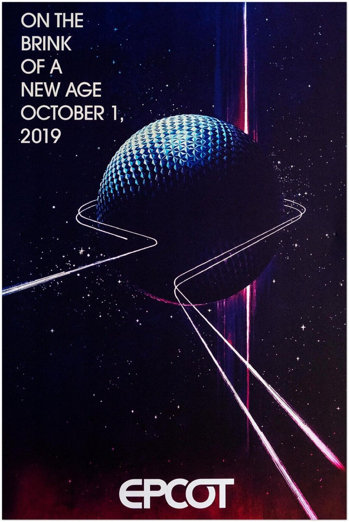 Epcot Attraction Poster -  Epcot 2019 - Disney D23