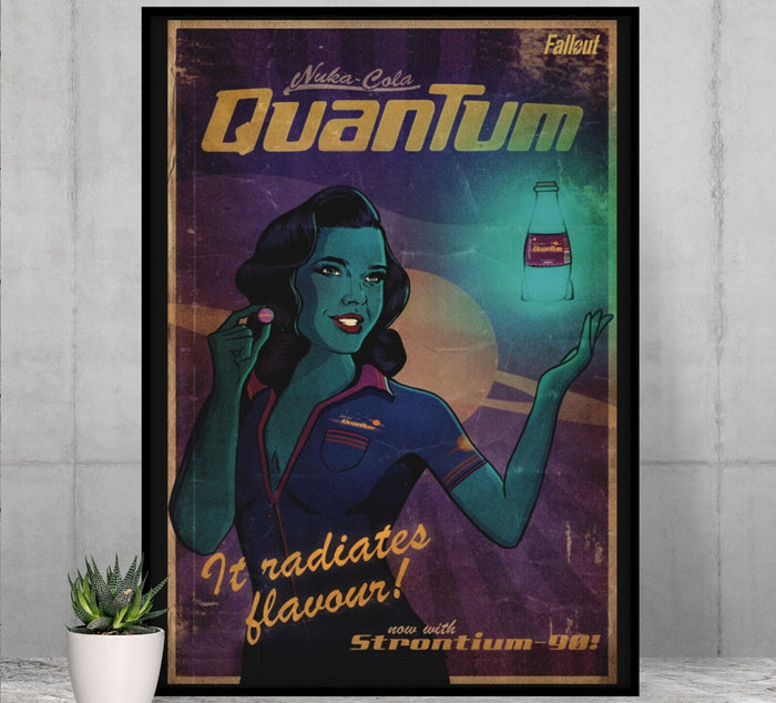 Fallout Poster Nuka Cola Quantum Video Game Poster Gaming Fallout