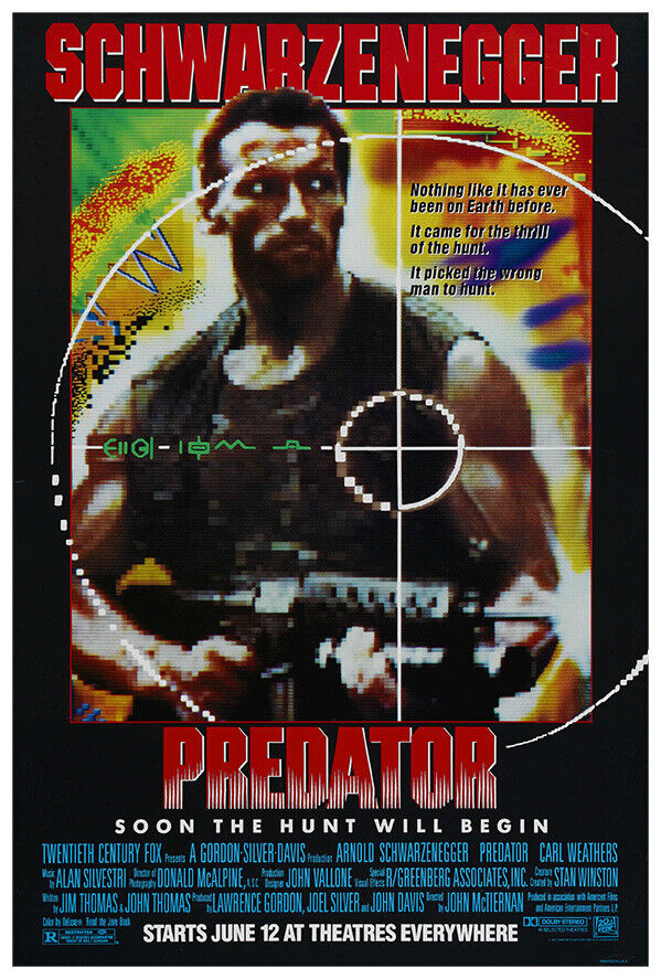 Predator - Movie Poster - Arnold Schwarzenegger - Teaser