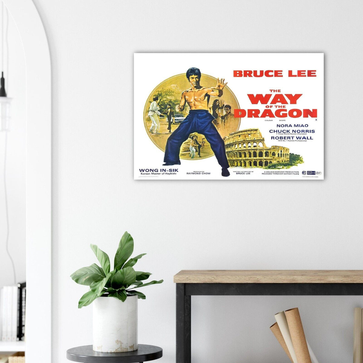 Way of the Dragon - Bruce Lee Movie Poster - US Release Version #2