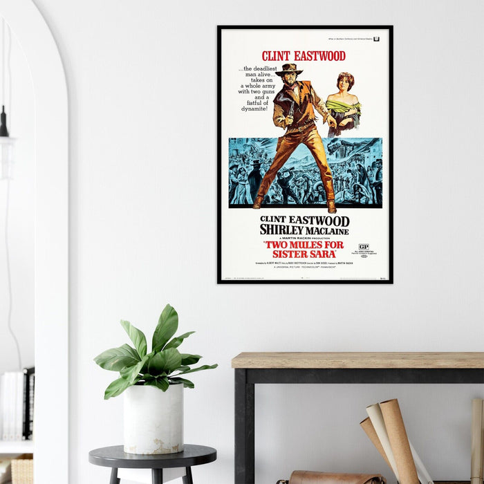 Two Mules for Sister Sara - Clint Eastwood - Movie Poster - US Version #2