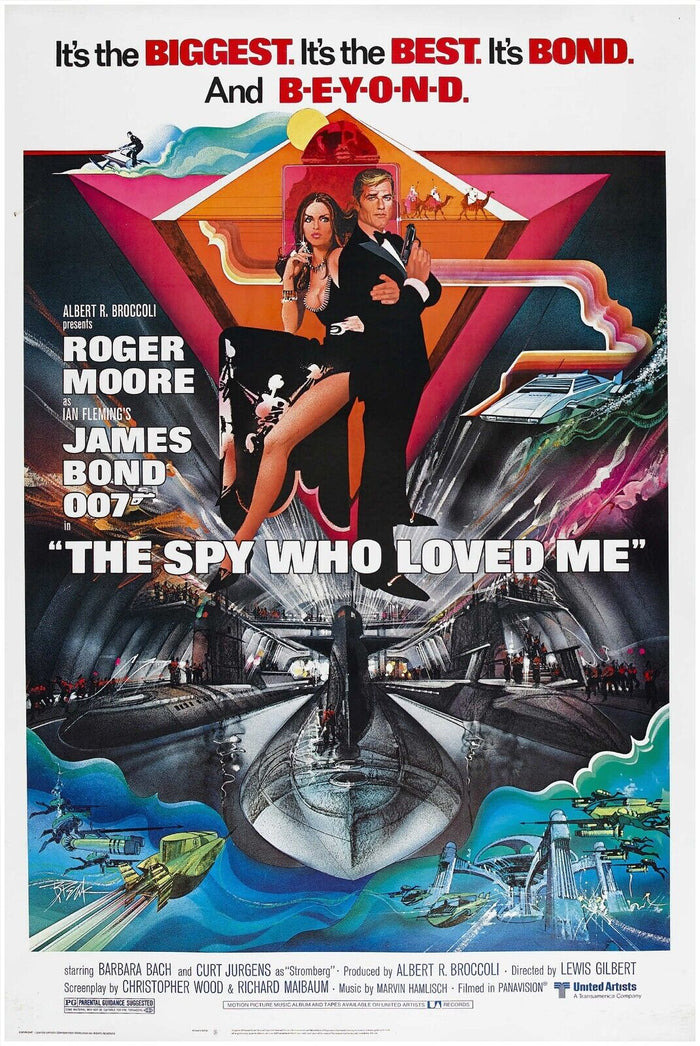 The Spy Who Loved Me  - James Bond 007 Movie Poster - US Version