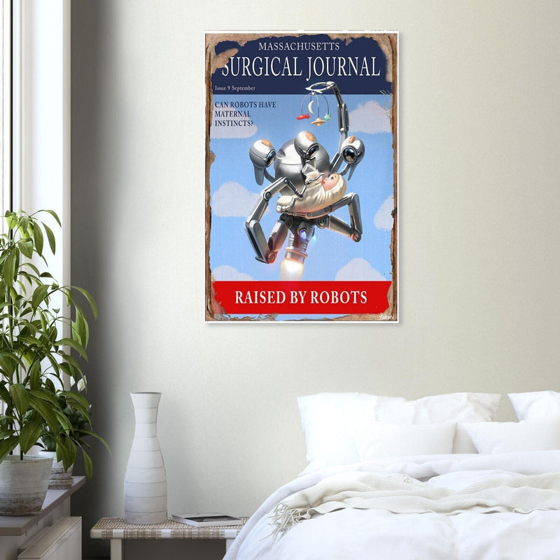 Massachusetts's Surgical Journal - Raised by Robots - Fallout 4 Poster