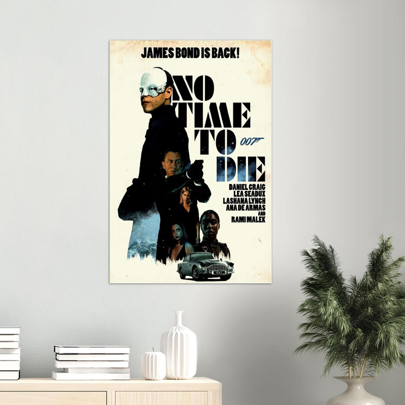 No Time to Die- James Bond 007 Movie Poster - Daniel Craig - US Version