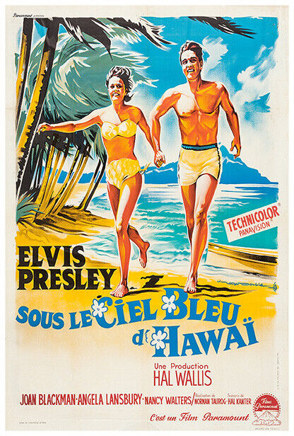 Blue Hawaii - 1961 - Movie Poster - French Version