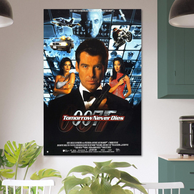 Tomorrow Never Dies - James Bond 007 Movie Poster - Pierce Brosnan - US Version