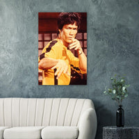 Bruce Lee in Game of Death - Bruce Lee Movie Portrait Poster