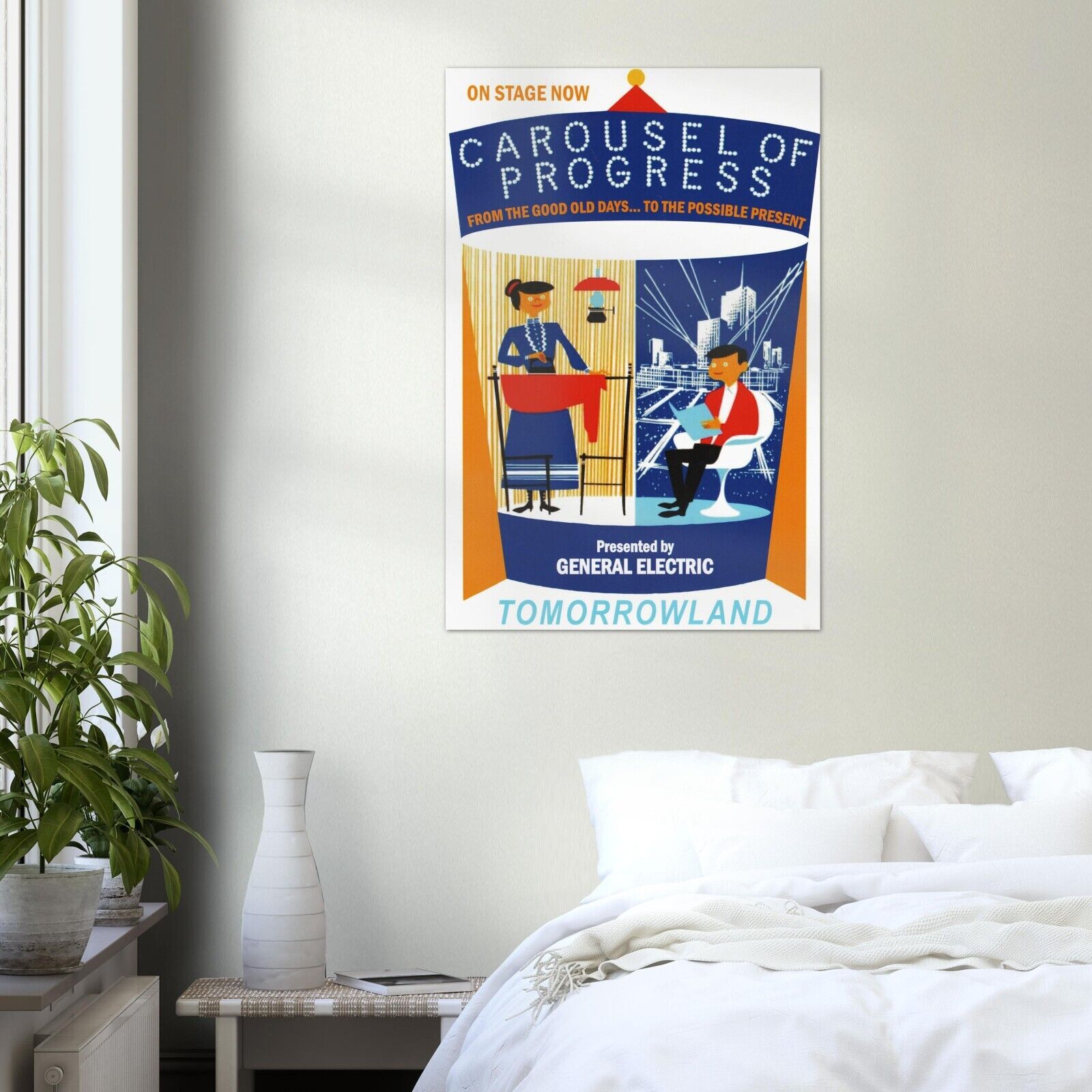 Disney Attraction Poster - Carousel of Progress - Disneyland