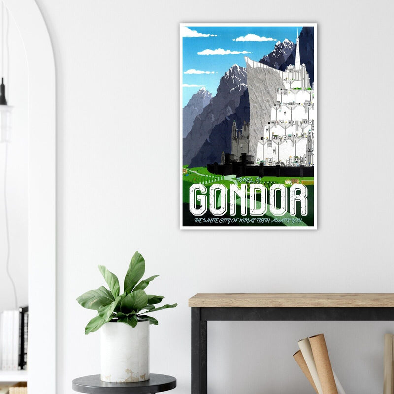 Travel To Gondor  - Lord of the Rings Poster- The Hobbit