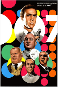 Sean Connery - James Bond 007 Movie Poster