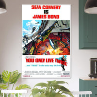 You Only Live Twice - James Bond 007 Movie Poster - Sean Connery - US Version #3