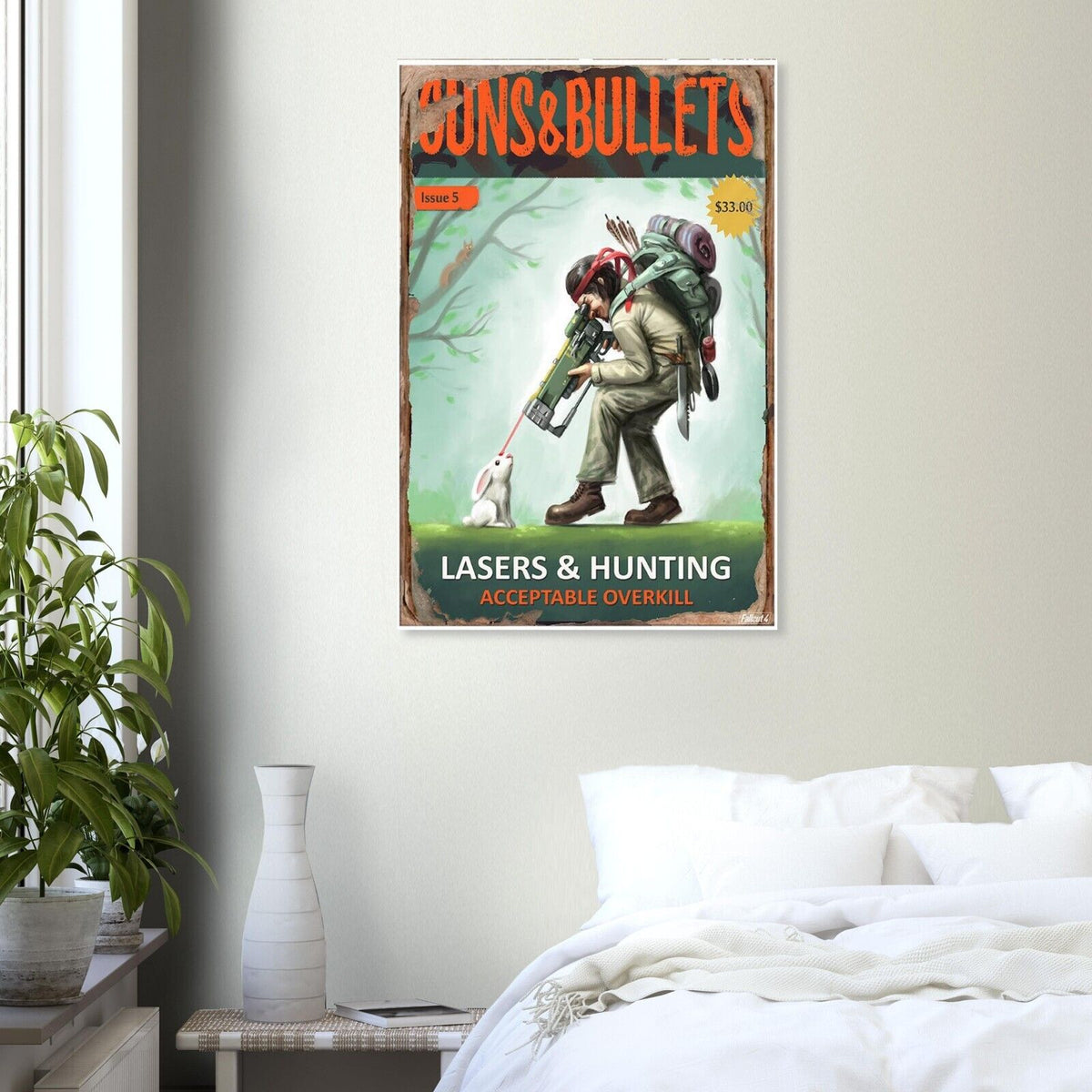 Guns and Bullets - Lasers & Hunting - Fallout 4 Poster