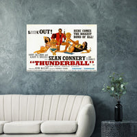 Thunderball - James Bond 007 Movie Poster - Sean Connery - US Version #2