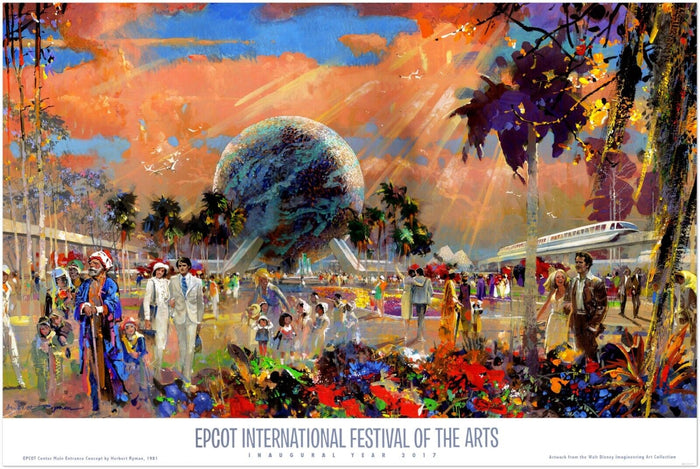 Epcot Center International Festival of the Arts Poster, Wall Decor, Art Print