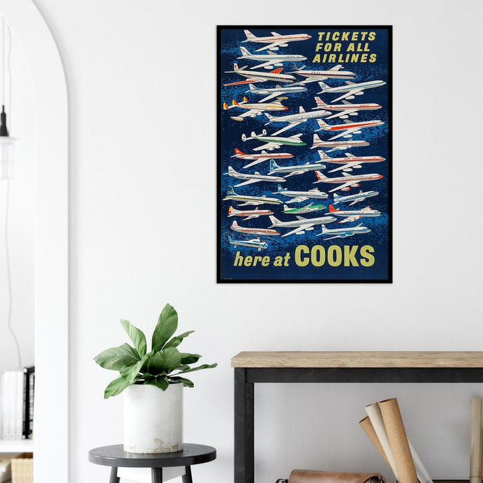 Cooks Travel Group - Airline Advertisement - Version #1 - Vintage Travel Poster