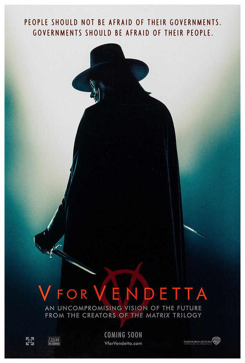 V for Vendetta  - Natalie Portman - Movie Poster - 2006 - Teaser #3