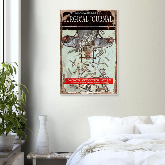 Surgical Journal - Pay Now, Get Better Later - Fallout 4 Poster