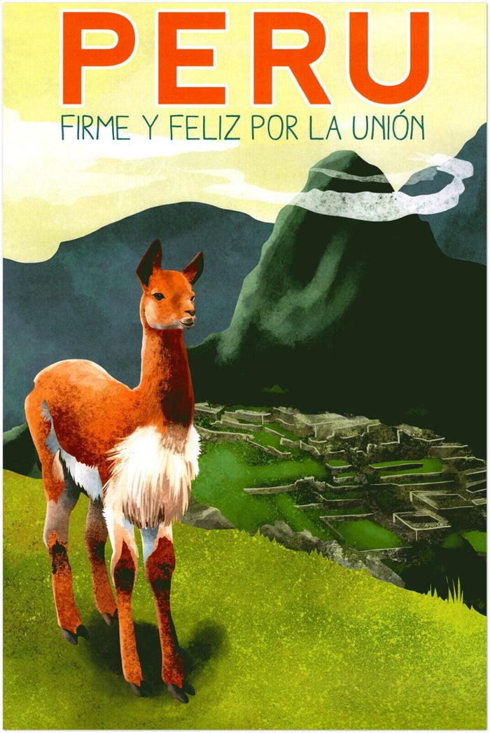 Peru - Vintage Travel Poster