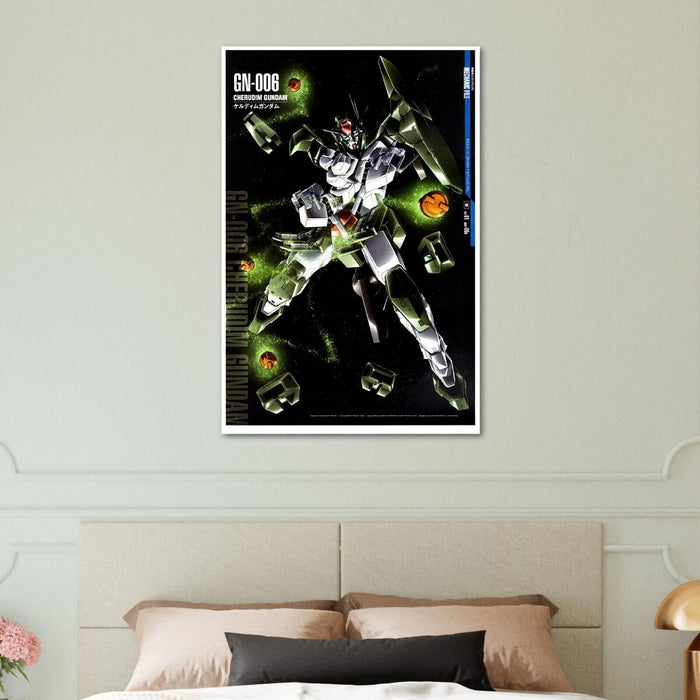 Cherudim Gundam - Gundam Mechanical Poster - Japanese Anime Poster