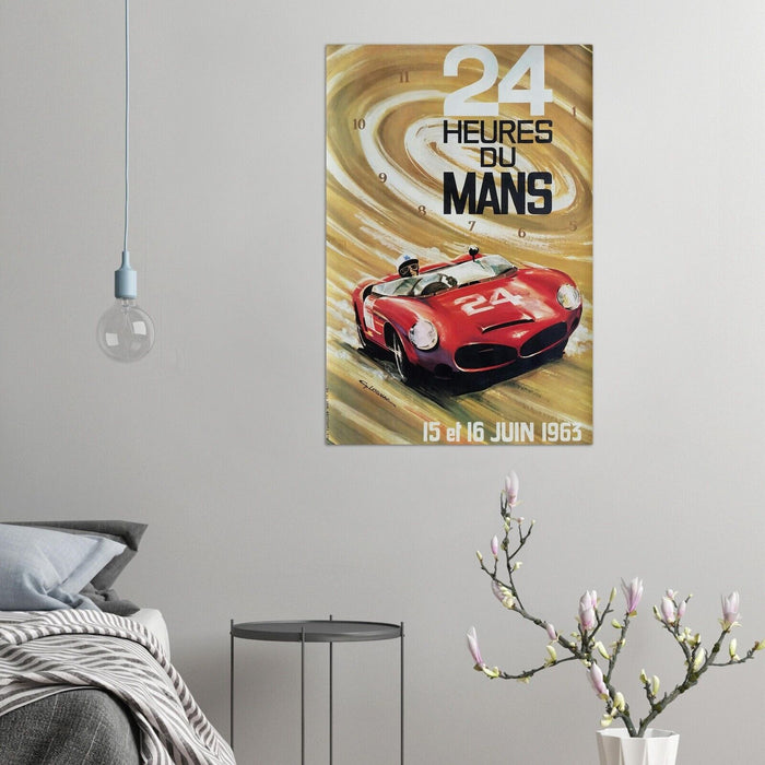 24 Heures Le Mans - 1963 - Vintage Racing Poster