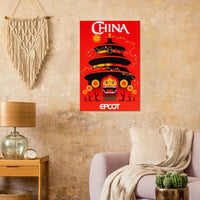 Disney Epcot Center Attraction Poster -  China - Disney World D23
